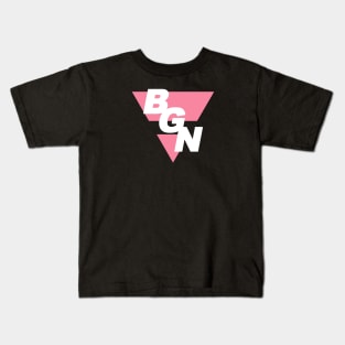 BGN - Pink Triangle Kids T-Shirt